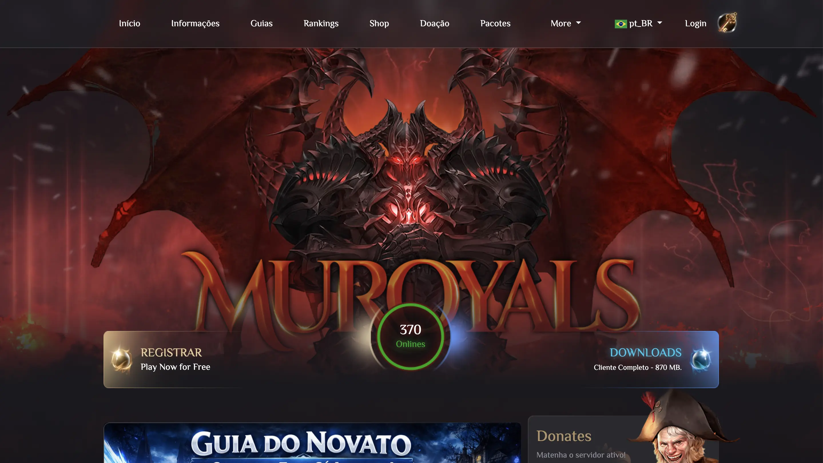 Banner do servidor MuRoyals